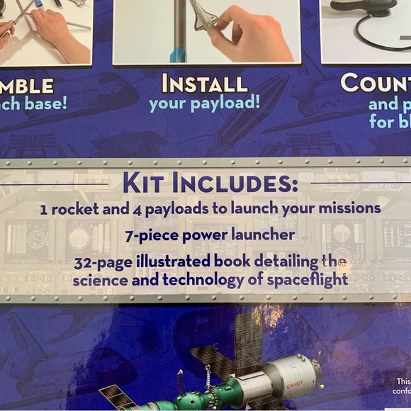 Flight Test Lab Kit SPACECRAFT Build Launch 4 Different Spacecraft NASA Shuttle - Picture 11 of 16